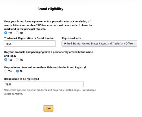  Amazon Brand Registr 