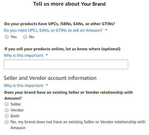 Amazon Brand Registr