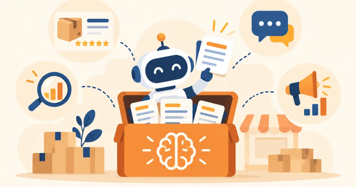 亚马逊卖家 AI 提示词模板库:20 个可复用的 ChatGPT/Claude Prompt(listing/选品/客服/广告)